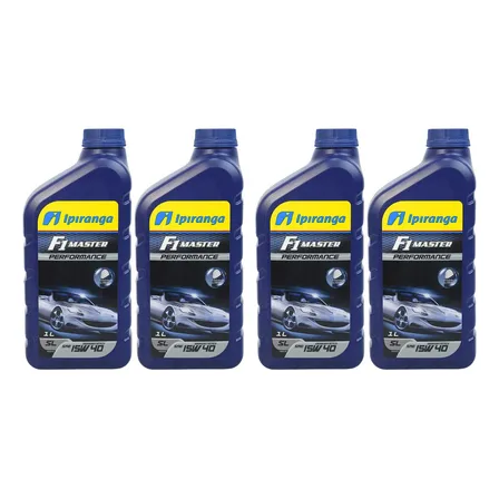 Kit Com 4 Litros Ipiranga 15w40 F1 Master semi sintetico