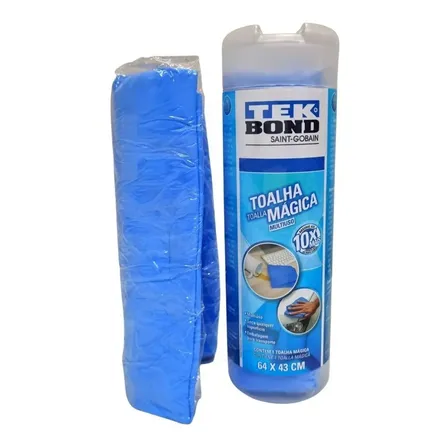 Toalha Mágica Multiuso Tekbond Superabsorvente Microfibra 64x43cm