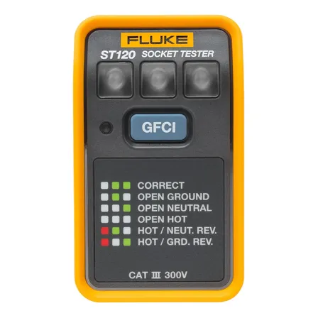 Fluke St120 Testador De Tomadas Gfci Sem Beeper