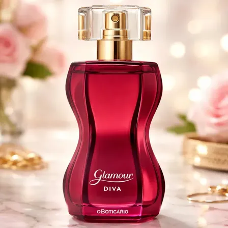 Perfume Glamour Diva O Boticário Deo Colônia 75ml Feminino