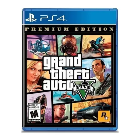 Jogo Ps4 Grand Theft Auto V Premium Edition Gta 5 Fisica