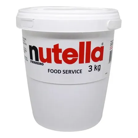 nutella 3kg balde creme de avelã ferrero rocher confeitaria recheio top promocao pasta sobremesa