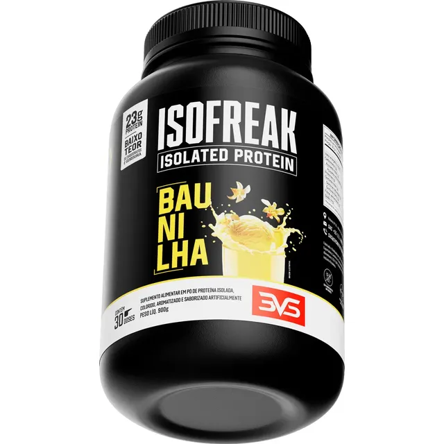 Whey Isolado Isofreak 900g Sabor: Baunilha - Fórmula Avançada Com 23g De Proteína Por Dose