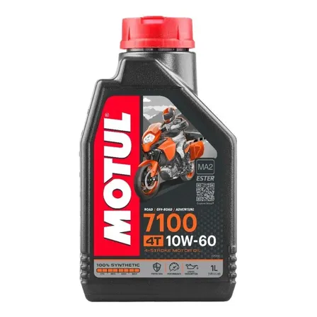 Óleo De Motor Motul 7100 10w60 Para Motocicletas E Quadriciclos