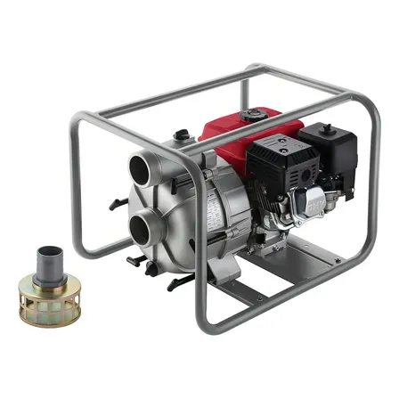 Motobomba Gasolina 6,5 Cv Branco Motores 704 Bomba Água Suja 3 Polegadas