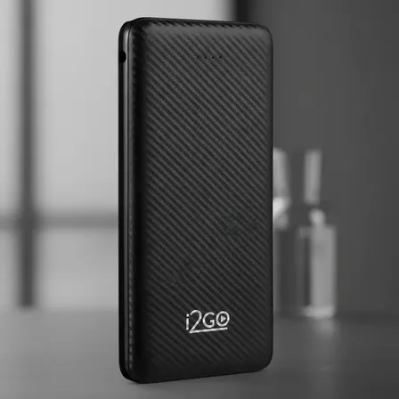 Carregador Portátil Power Bank I2go 10000mah Cor Preto