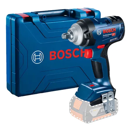 Chave de Impacto Bosch GDS 18v400 Azul/Vermelho Maleta de transporte