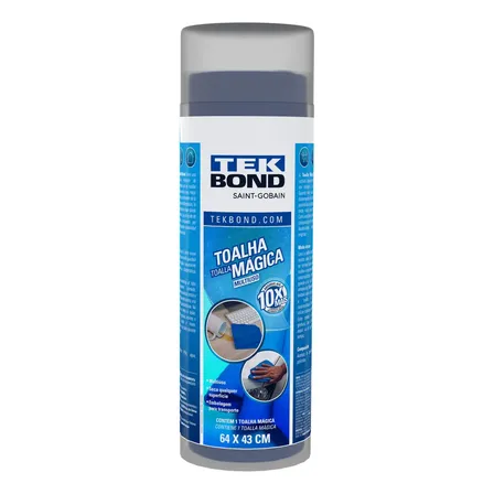 Toalha Magica Tekbond maxima absorçao seca tudo 64x43cm 78072751749