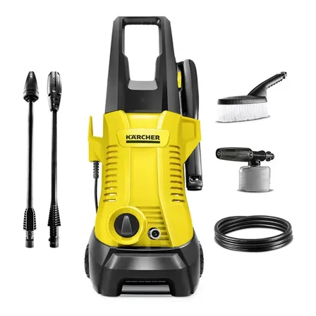 Lavadora De Alta Pressão Kärcher K2 Plus Car 1740psi 1400w Canhão de Espuma Kärcher Lança de Jato Turbo Rotativo 127v