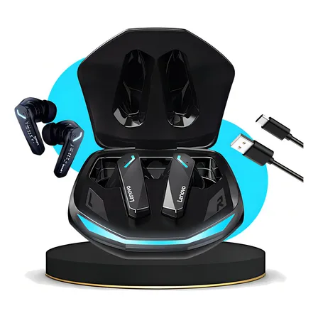 Fone Bluetooth Lenovo Thinkplus Gm2 Pro Gamer Preto