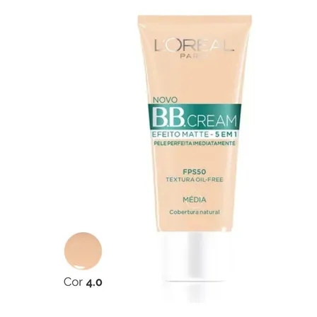 Bb Cream Efeito Matte 5 Em 1 Fps50 Média/4.0 30ml L'oréal Paris