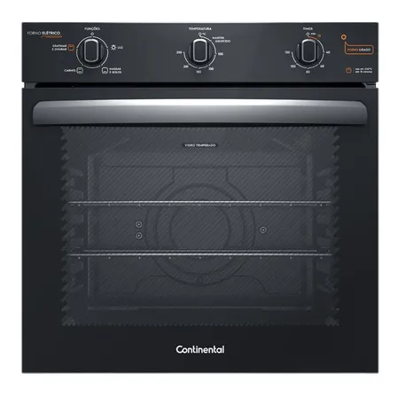 Forno De Embutir Elétrico Continental Oc8em 80l Com Toplimpafácil Cor Preto 220v