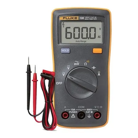 Multímetro Digital Fluke-106 3 ½ Dígitos AC/DC 600V 10A