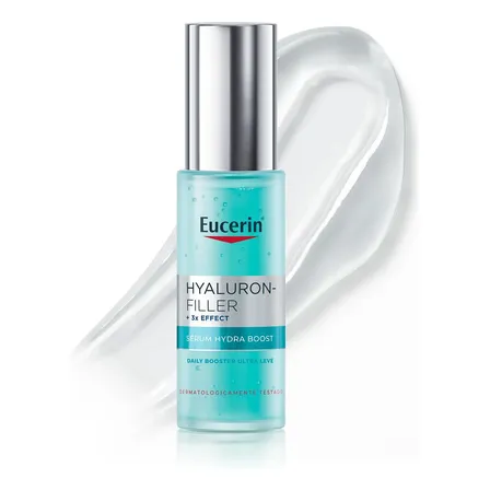 Eucerin Sérum Facial Daily Booster Ultraleve 30ml, 24h Hidratação, Fortalecedor, Hyaluron-filler, Ácido Hialurônico, Antirrugas, Hidratante Todo Tipo De Pele Dia/noite