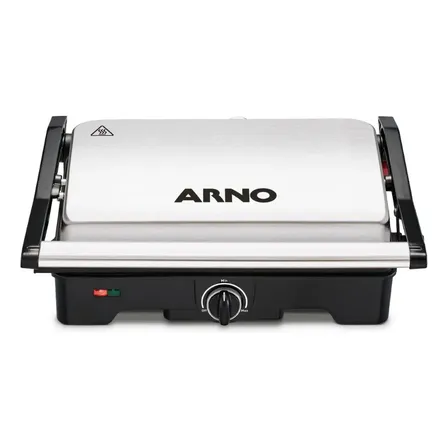 Grill Arno Dual Inox com abertura de 180° GNOX