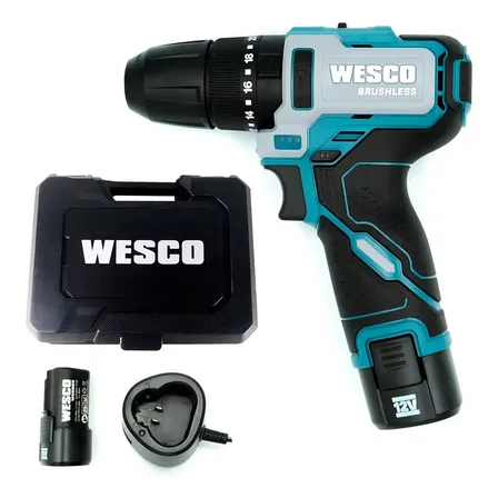 Parafu/furad Impacto Brushless Wesco Ws2558k2 12v Biv 2bat