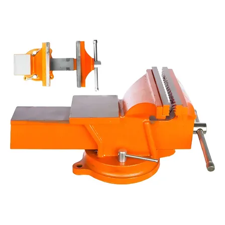 Morsa de Bancada 8 Pol 200mm com Base Giratória Bigorna Sparta