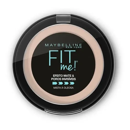 Pó Compacto Fit Me N01 Super Claro Neutro Maybelline