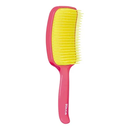 Escova De Cabelo Raquete Flex Pink Ricca