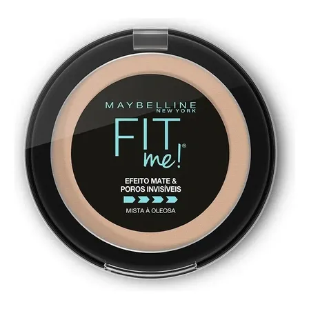 Base De Maquiagem Em Pó Compacto Fit Me Médio Claro Neutro 10g N03 Maybelline