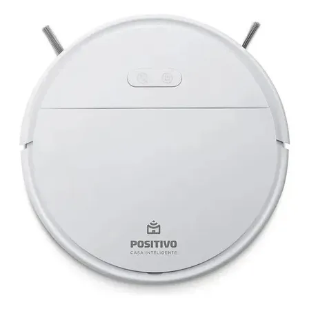 Smart Robô Aspirador Wi-fi 3 Em 1 Com Sensor Inteligente Cor Branco Positivo 12v