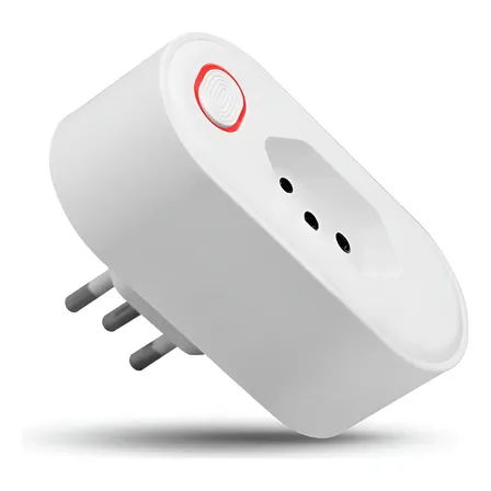Tomada Inteligente Wifi 10a Ekaza Medidor De Consumo Smart Alexa Google Tuya Smart Life 110v Branco