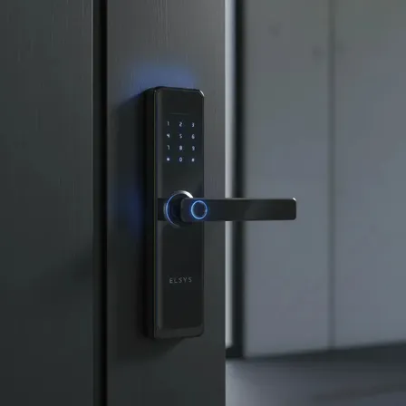 Fechadura Digital C/ Biometria E Wi-fi Smart De4000b Elsys