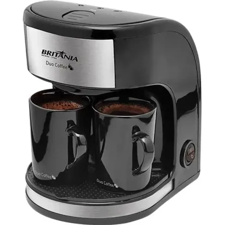 Cafeteira Duo Coffee 450w 2 Bicos Britânia Cor Preto 127v