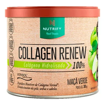 Collagen Renew Sabor Maçã Verde - Nutrify 300g