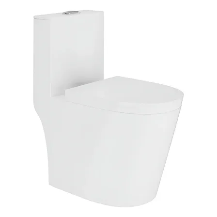 Vaso Sanitário Monobloco Caixa Acoplada Completo Privada Cor Branco Tubrax - VAB0003