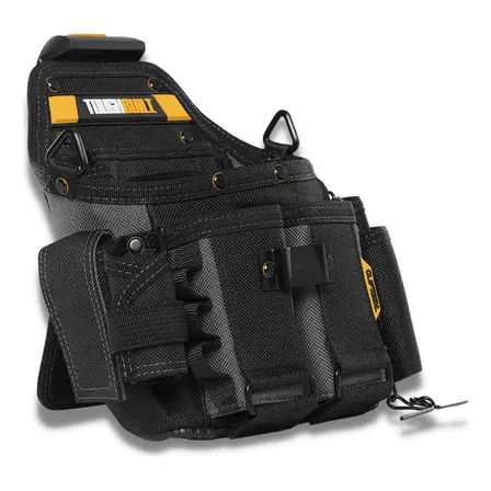 Bolsa Eletricista Com Alça E Clip Tech Tb-ct-114 Toughbuilt Cor Preto