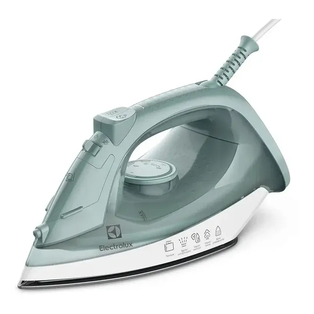 Ferro de Passar Seco e Vapor Electrolux Efficient Base antiaderente Vapor Vertical Extra 1200W de Potência Cabo 1,35m ESI11
