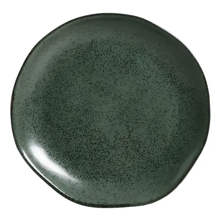 Conjunto 6 Pratos De Sobremesa Orgânico Arauco Ø19,5cm Porto Brasil Verde
