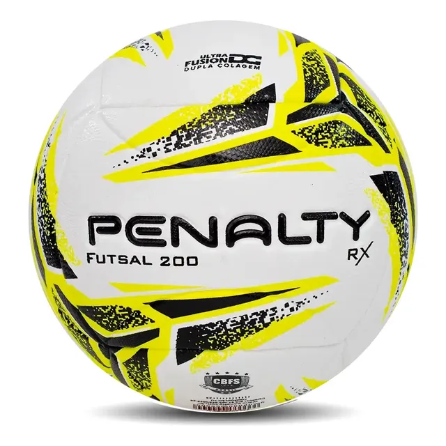 Bola Futsal Penalty Rx 200 Xxiii - Tamanho Único Cor Amarelo Branco/amarelo Versão Xxiii