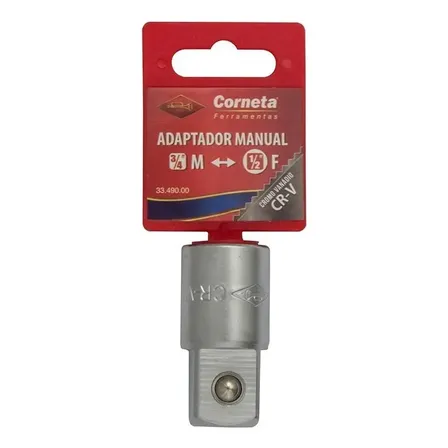 Adaptador De Soquete Manual 1/2 Fêmea 3/4 Macho Corneta