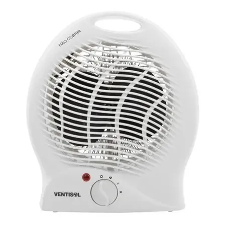 Aquecedor De Ar Termo Ventilador A1 - Ventisol Branco 127v