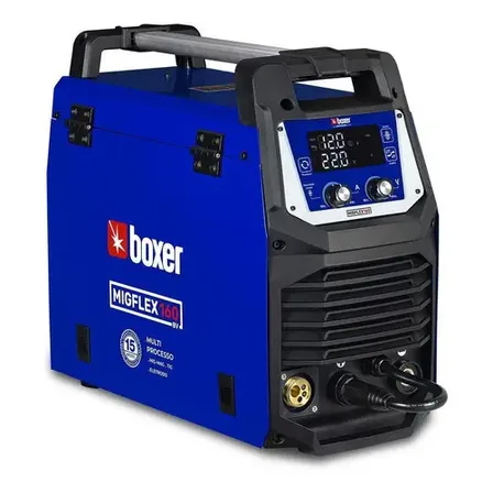 Maquina De Solda Inversora Mig Flex 160a Boxer Cor Azul 127/220v