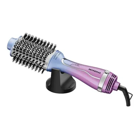 Escova Secadora By Juliette Mondial 1300w - Es-ju-03 Rosa/azul 127/220v