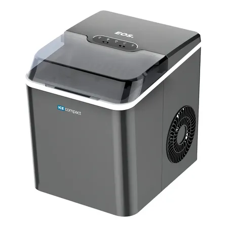 Máquina De Gelo 12 Kg Inox Ice Compact - Emg04 - Eos Cor Cinza 127v