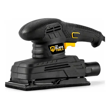 Lixadeira Orbital Lixa Elétrica 1/3" Pol 10000 Rpm 150w Cor Preto The Black Tools 127v 60hz The Black Tools