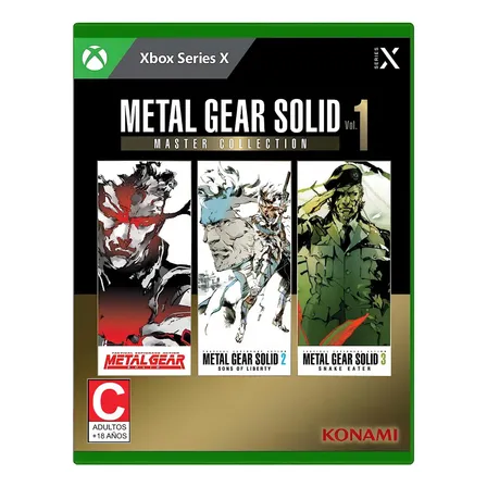 Metal Gear Solid Master Collection Vol 1 Xbox Series X Fisic