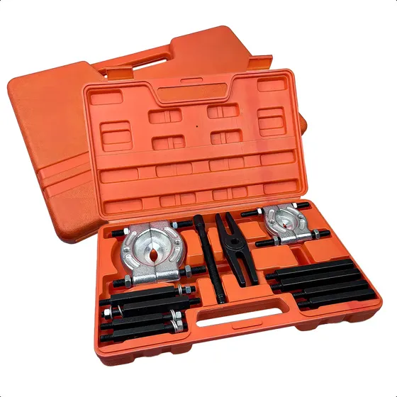 Extrator De Rolamentos Feron Kit Universal 12 Peças 30mm A 75mm Aço Forjado