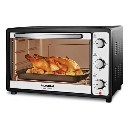 Forno Elétrico 52l Grand Family Ii Mondial 1800w Fr-52 127v Preto