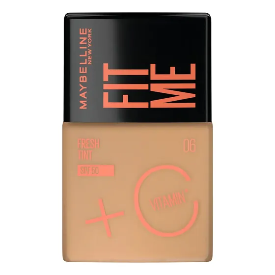 Base de maquiagem líquida Maybelline FIT ME FRESH TINT Fresh tint Base Líquida Fit Me Fresh Tint tom beige 06 - 30mL 30g