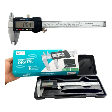 Paquimetro Digital 150mm Inox Profissional Com Estojo Mtx