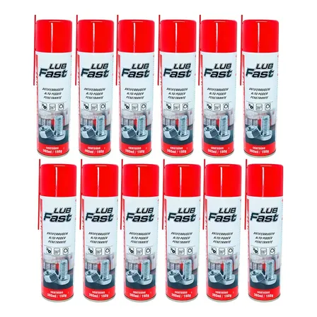 Kit Desengripante Spray 300ml 12 Unidades Te0001161 Lub Fast