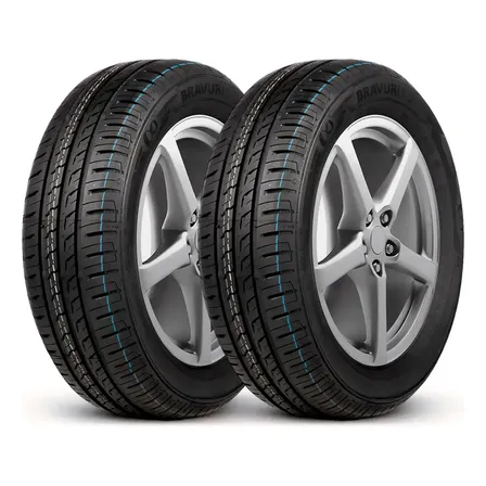 Kit 2 Pneus Barum Bravuris 5HM 175/70R13 Aro 13 Carro Silenciosos e Econômicos