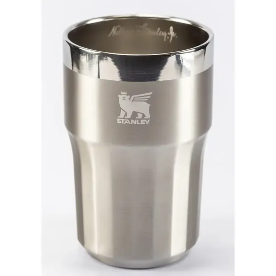 Copo Térmico Para Cerveja Stanley Beer Tumbler Happy Hour Stainless Steel 384ml Liso