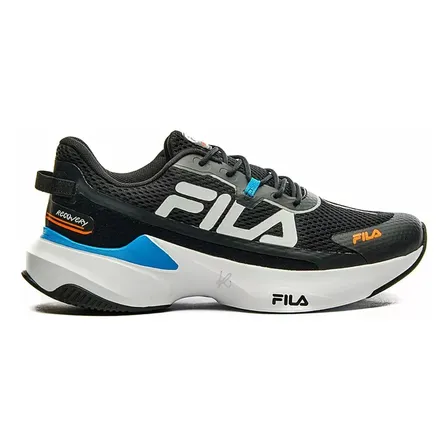 Tênis Masculino Esportivo Recovery Fila Preto38/azul/laranja 42 Br