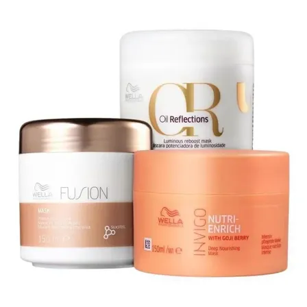 Kit Wella Cronograma Capilar Fios Perfeitos 3 Produtos
